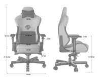 Anda Seat T-Pro 2 XL Fabric Black - 1473894 - zdjęcie 7